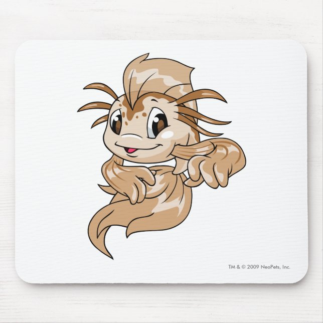 Koi Brown Mouse Mat (Front)