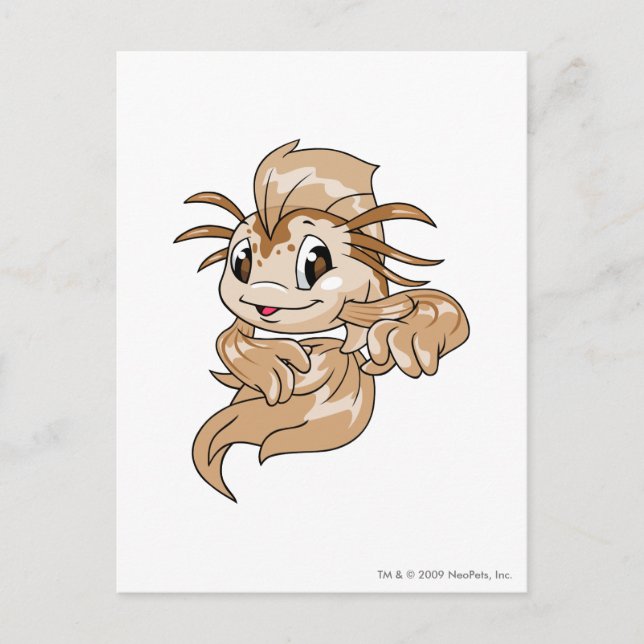 Koi Brown Postcard (Front)