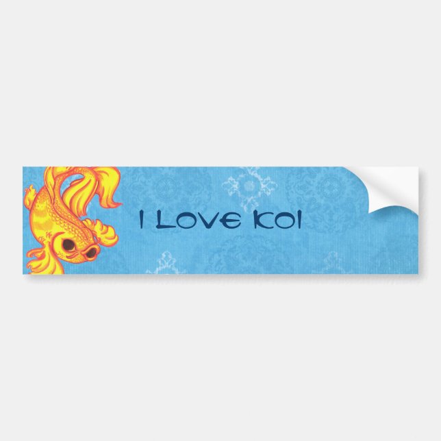 Koi Bumper Sticker (Front)