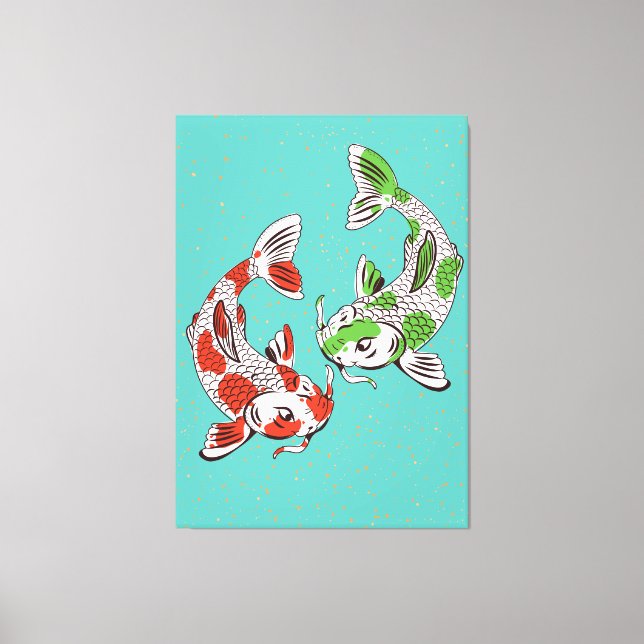 Koi Carp Canvas Print (Front)