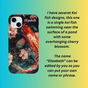 Koi carp  iPhone 15 mini case
