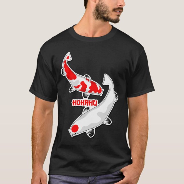 KOI Carp Fish - Nishikigoi KOHAKU 2 T-Shirt (Front)