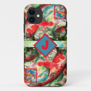 Koi Carp Fish Painting iPhone Case
