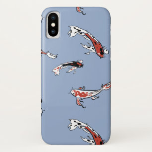 Koi Carp Fish Pattern iPhone X Case