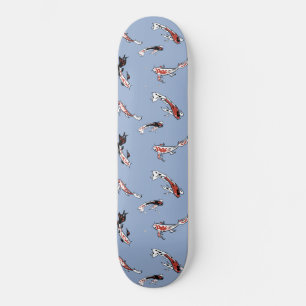 Koi Carp Fish Pattern Skateboard