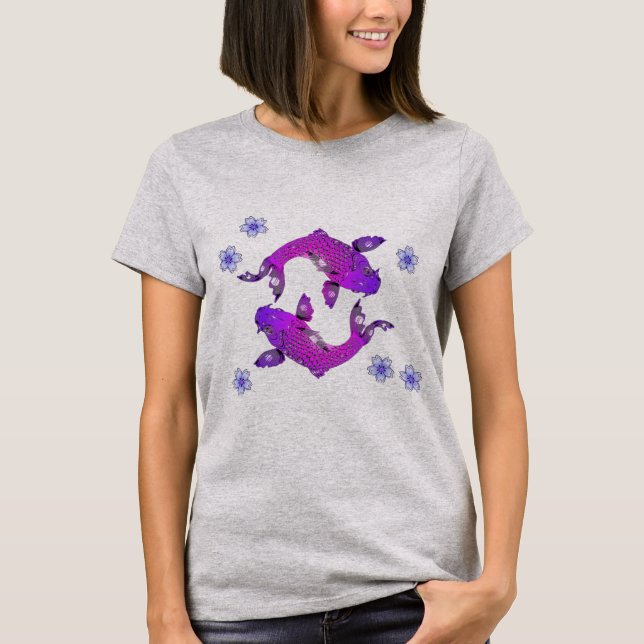 Koi Carp Fish T-Shirt  (Front)