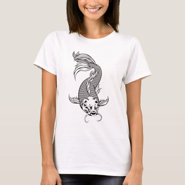 Koi Carp Fish T-Shirt (Front)