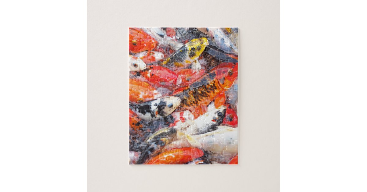 Koi carp jigsaw puzzle Zazzle