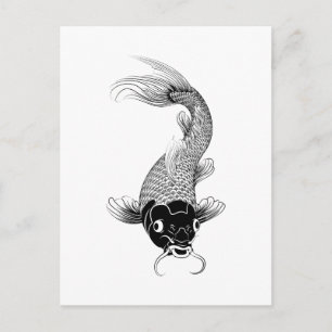 Koi Carp Postcard