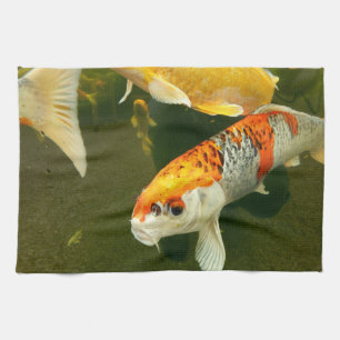 Koi Carp Tea Towel