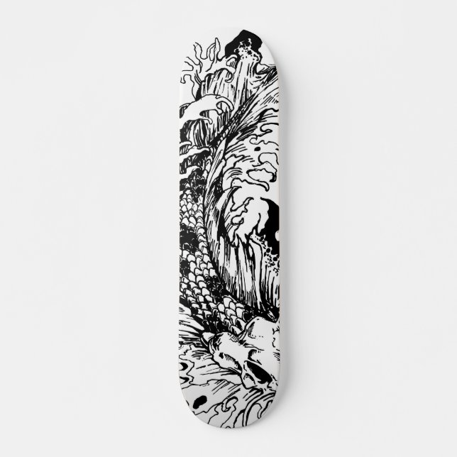 Koi Carpa Skateboard (Front)