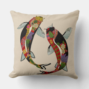 koi chamomile cushion