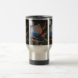 Koi Circling Travel Mug