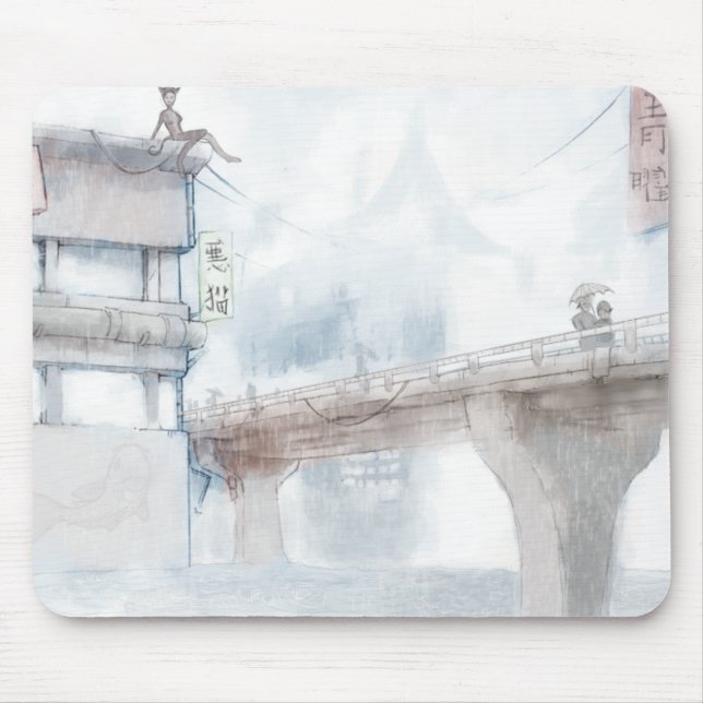 Koi City Mouse Mat (Front)