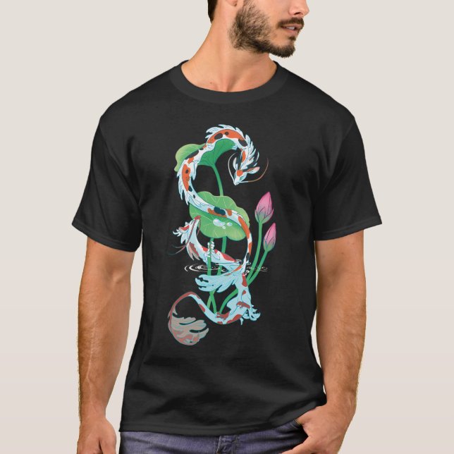 Koi Dragon Companion T-Shirt (Front)