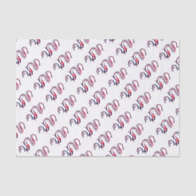 Koi Dragon Tissue Paper (Front)