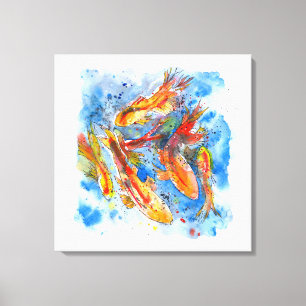 Koi Dreaming Canvas Print