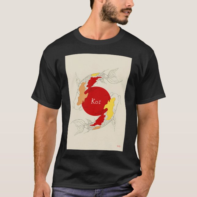 Koi fish art T-Shirt (Front)