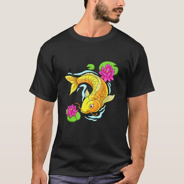 Koi Fish Art T-Shirt (Front)