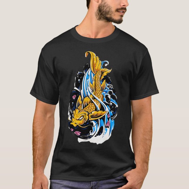 Koi Fish Art Work T-Shirt (Front)