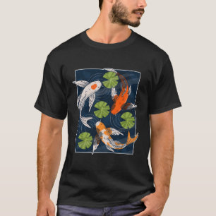 Koi Fish Asian Japanese Carp Water Pond Animal Pet T-Shirt