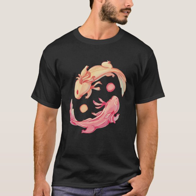 Koi Fish Axolotl Asian T-Shirt (Front)