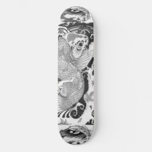 koi fish board skateboard
