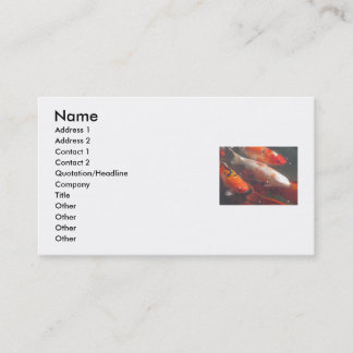 Koi Fish Business Card