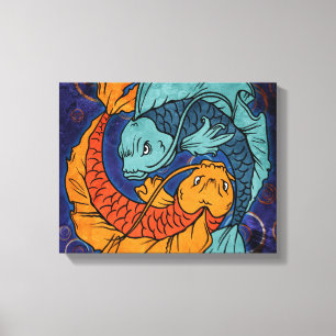 Koi Fish Canvas Print