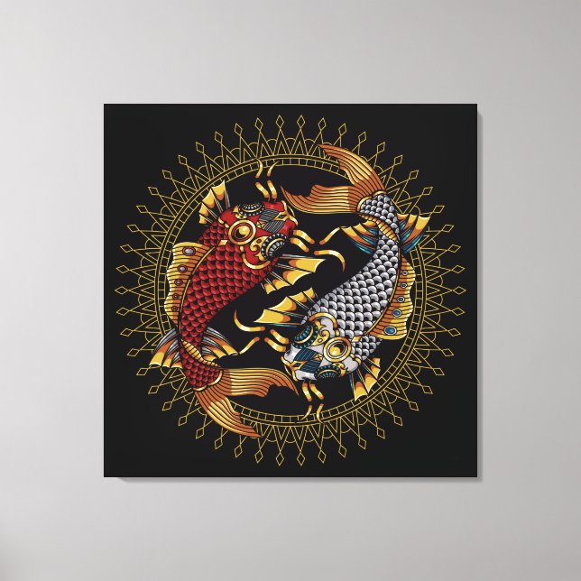 Koi Fish Canvas Print (Front)