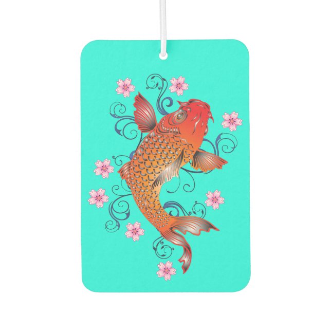 Koi fish car air freshener (Front)
