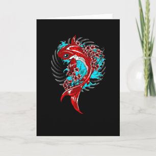 Koi Fish Card