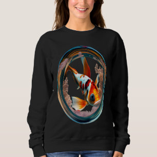 Koi fish carp japanese fish lens photography sweatshirt