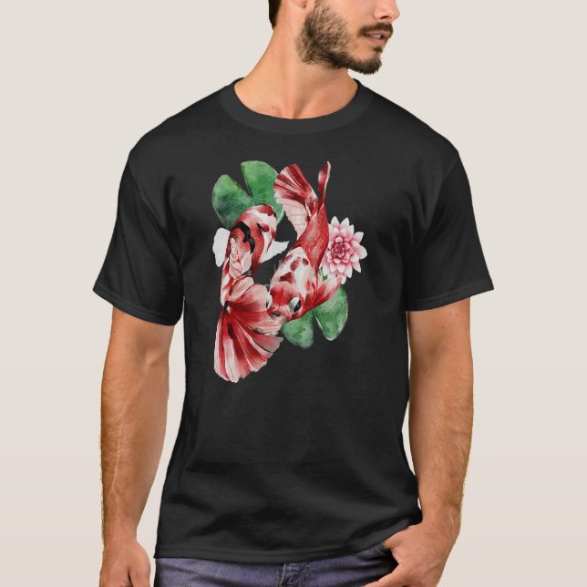 Koi fish design  T-Shirt (Front)