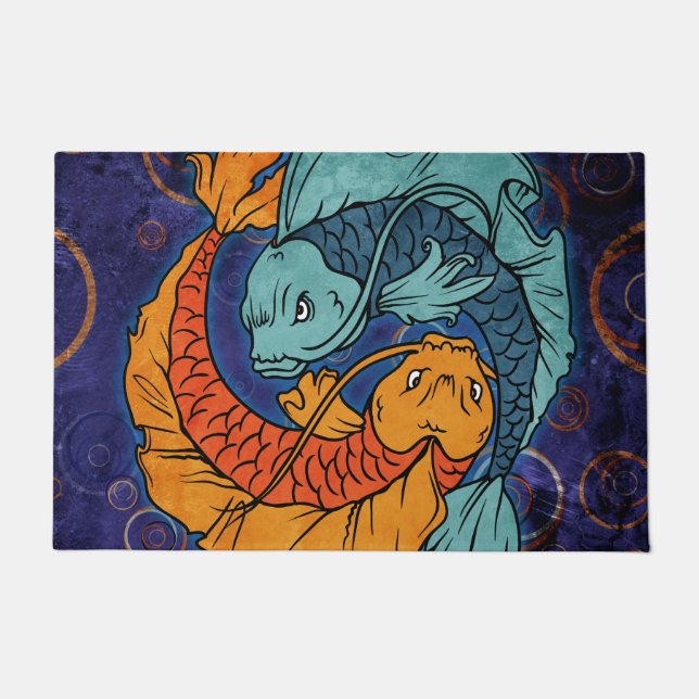 Koi Fish Doormat (Front)