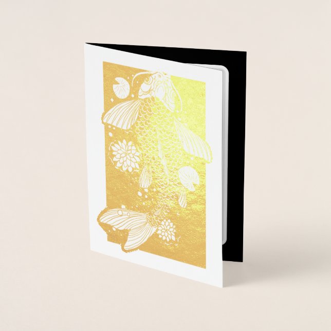 Koi Fish Foil Card (Front)