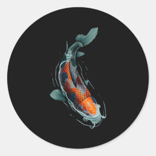 Koi Fish For Japanese Koi Fish Classic Round Sticker