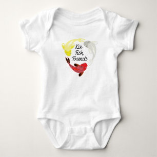 Koi Fish Friends Baby Bodysuit
