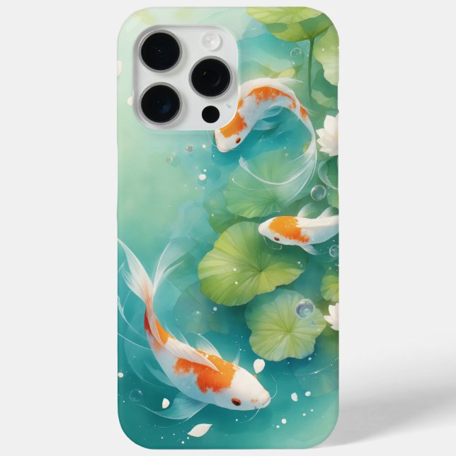 Koi Fish Gentle Symphony Case-Mate iPhone Case (Back)