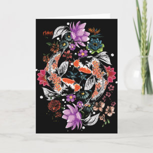 Koi Fish Greeting Card