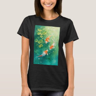 Koi Fish Harmony in the Pond T-Shirt