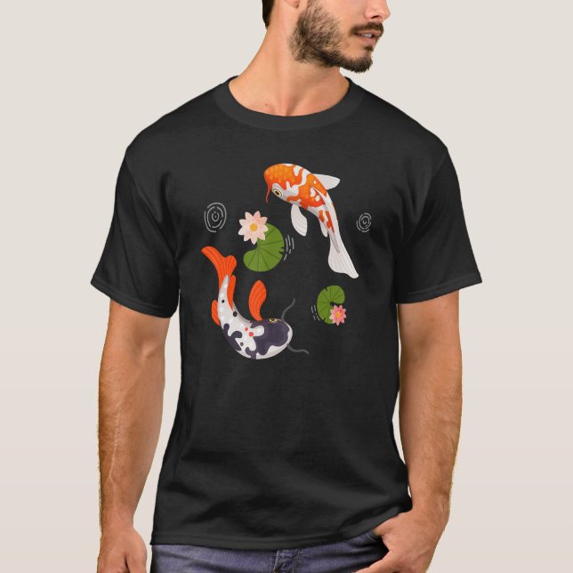 Koi Fish  Japanese Koi Carp Nishikigoi Japan Koi L T-Shirt (Front)