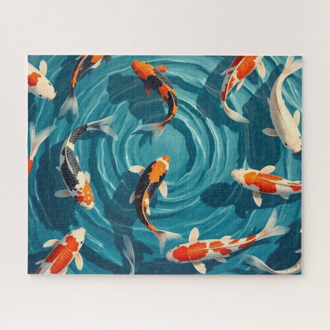 koi fish jigsaw puzzle (Horizontal)