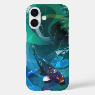Koi Fish JOY OF KOI iPhone 16 Case