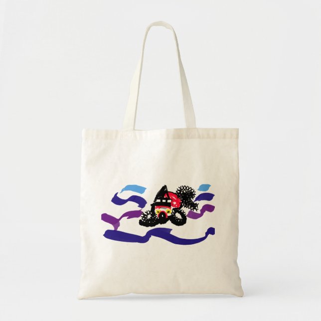 Koi fish  joy  tote bag (Front)