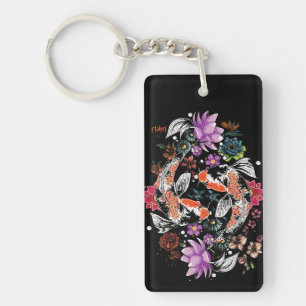 Koi Fish Key Chain