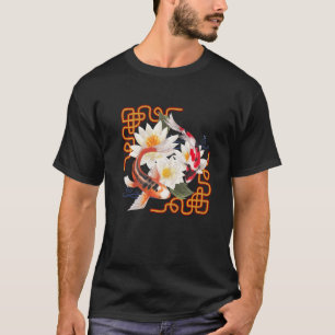 Koi Fish Koi Breeder Zen Garden Motif Koi Carp And T-Shirt
