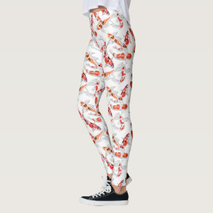 Koi fish leggings