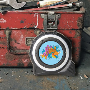 Koi Fish Lotus Cherry Blossoms 1