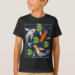 Koi Fish Lover Asian Japanese Carp Water Pond Anim T-Shirt